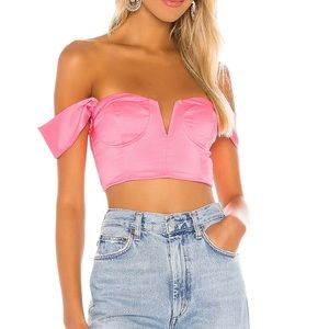 Coralie Bustier Top in Pink